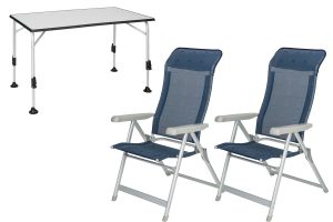Camping Tisch mit zwei Stühlen